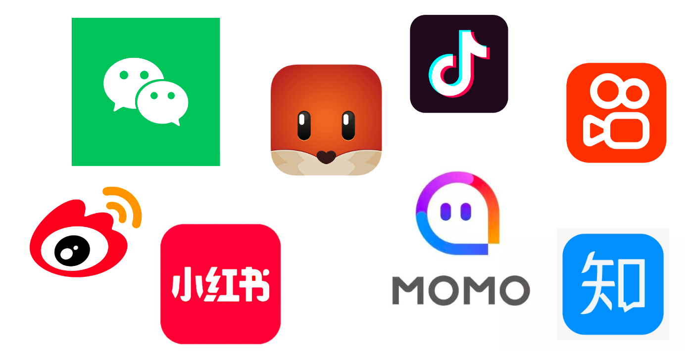 中国の主要なソーシャルネットワークの違いは何ですか？