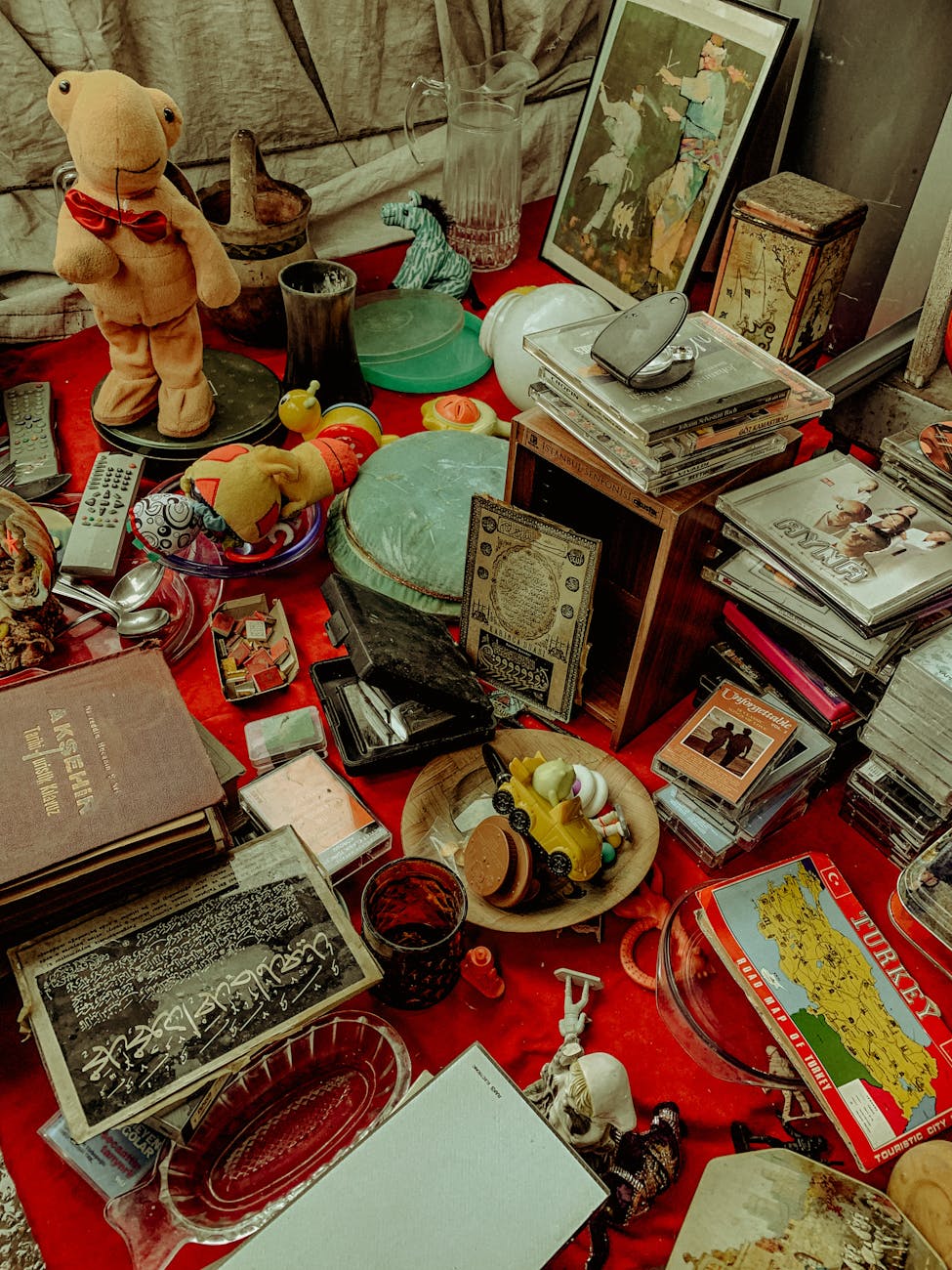 vintage stock on a carpet